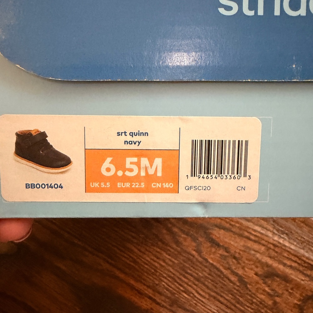 Kid's Stride Rite Boys Sneaker Navy (6.5) - Picture 5 of 10